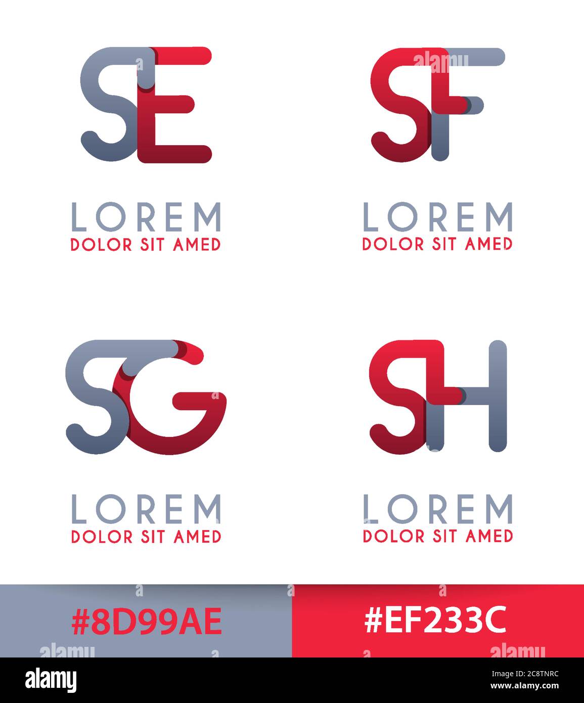 S Alphabet Logo Konzept für Unternehmen oder Unternehmen Industrie, drucken verschiedene Online-und Offline-, Promotion-Werbung und Marketing. Kann für Land Stock Vektor