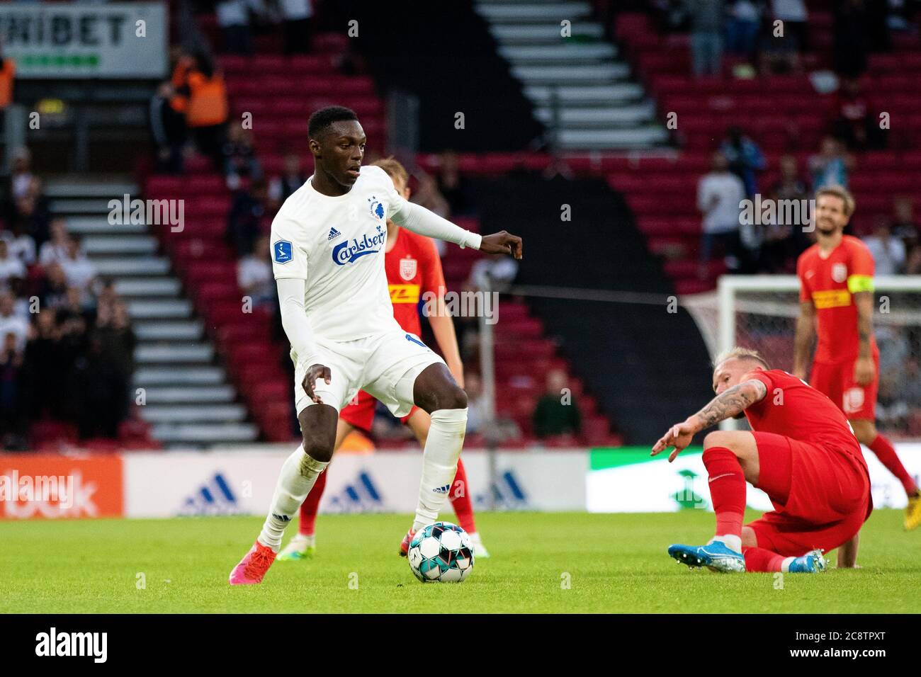 Kopenhagen, Dänemark. Juli 2020. Mohamed Daramy (11) des FC Kopenhagen, gesehen beim 3F Superliga-Spiel zwischen dem FC Kopenhagen und dem FC Nordsjaelland in Telia Parken, Juli 26 2020. Kredit: Gonzales Foto/Alamy Live Nachrichten Stockfoto