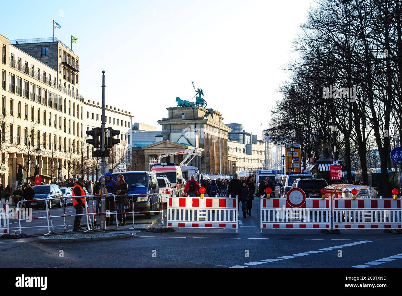 Brandenburger Tor Stockfoto