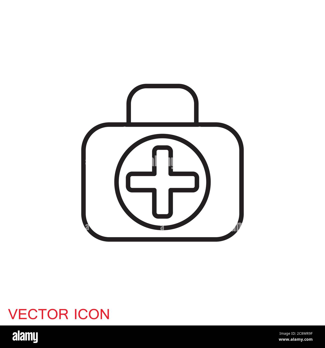 Arztsymbol. Personen Symbole Arzt Konzepte. Stock Vektor
