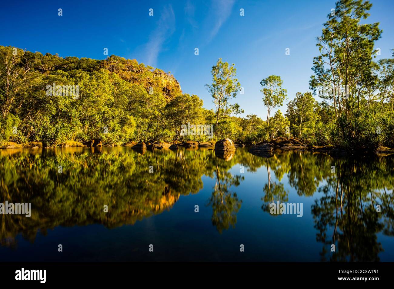 Wunderschöner Jim Jim Creek im Kakadu National Park von Australien Stockfoto