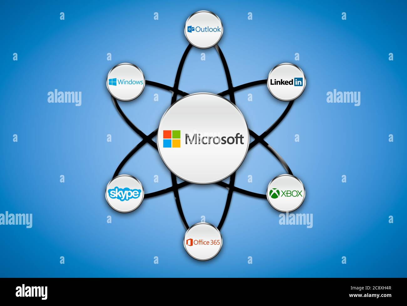 Microsoft-logo Stockfoto