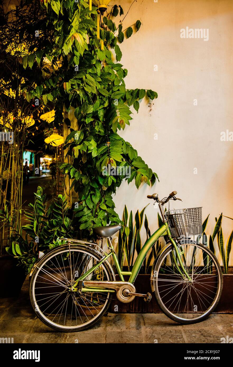 Fahrrad in Hoi an Vietnam, Südostasien Stockfoto