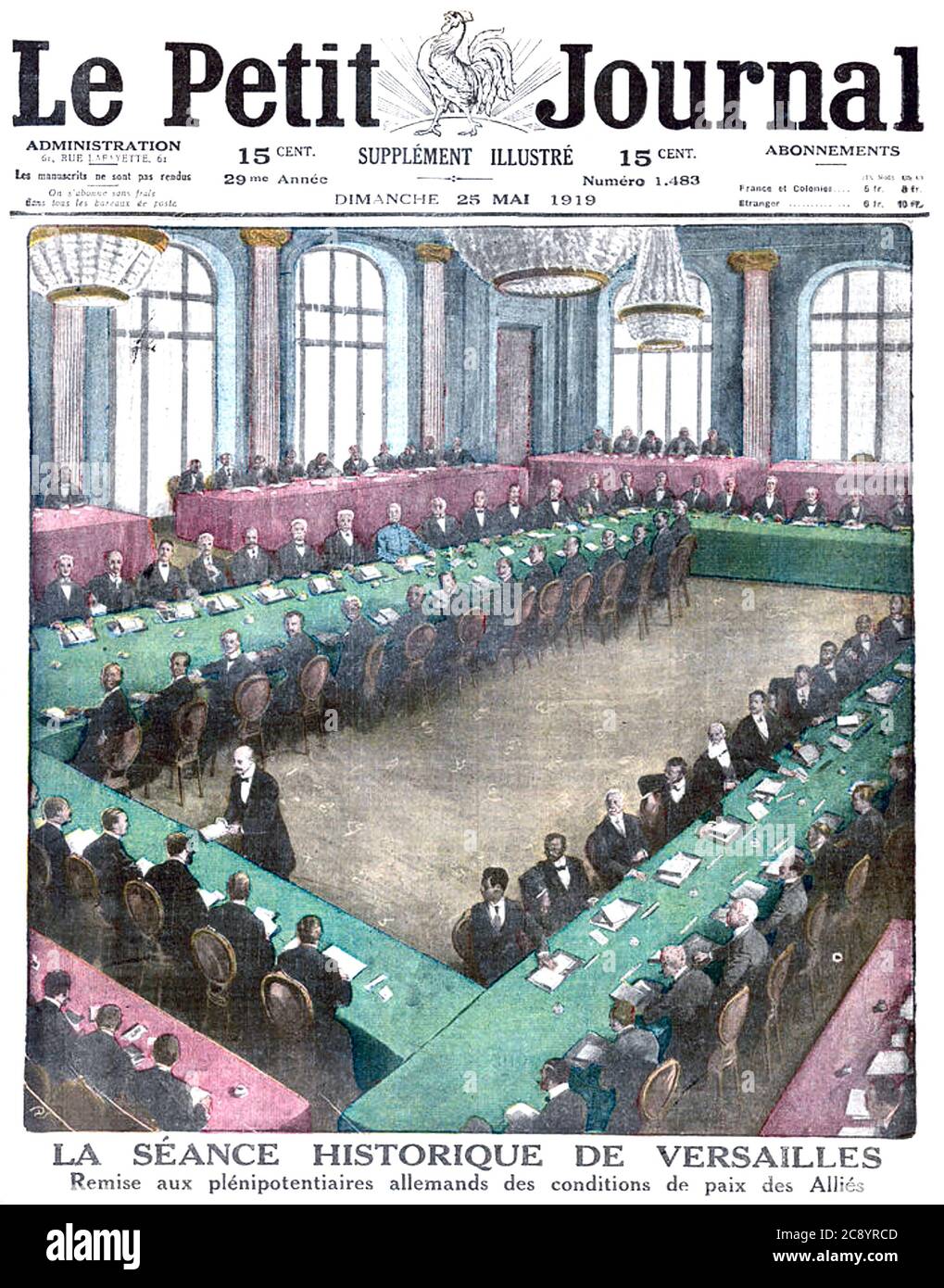 Unterzeichnung des vertrags von versailles -Fotos und -Bildmaterial in