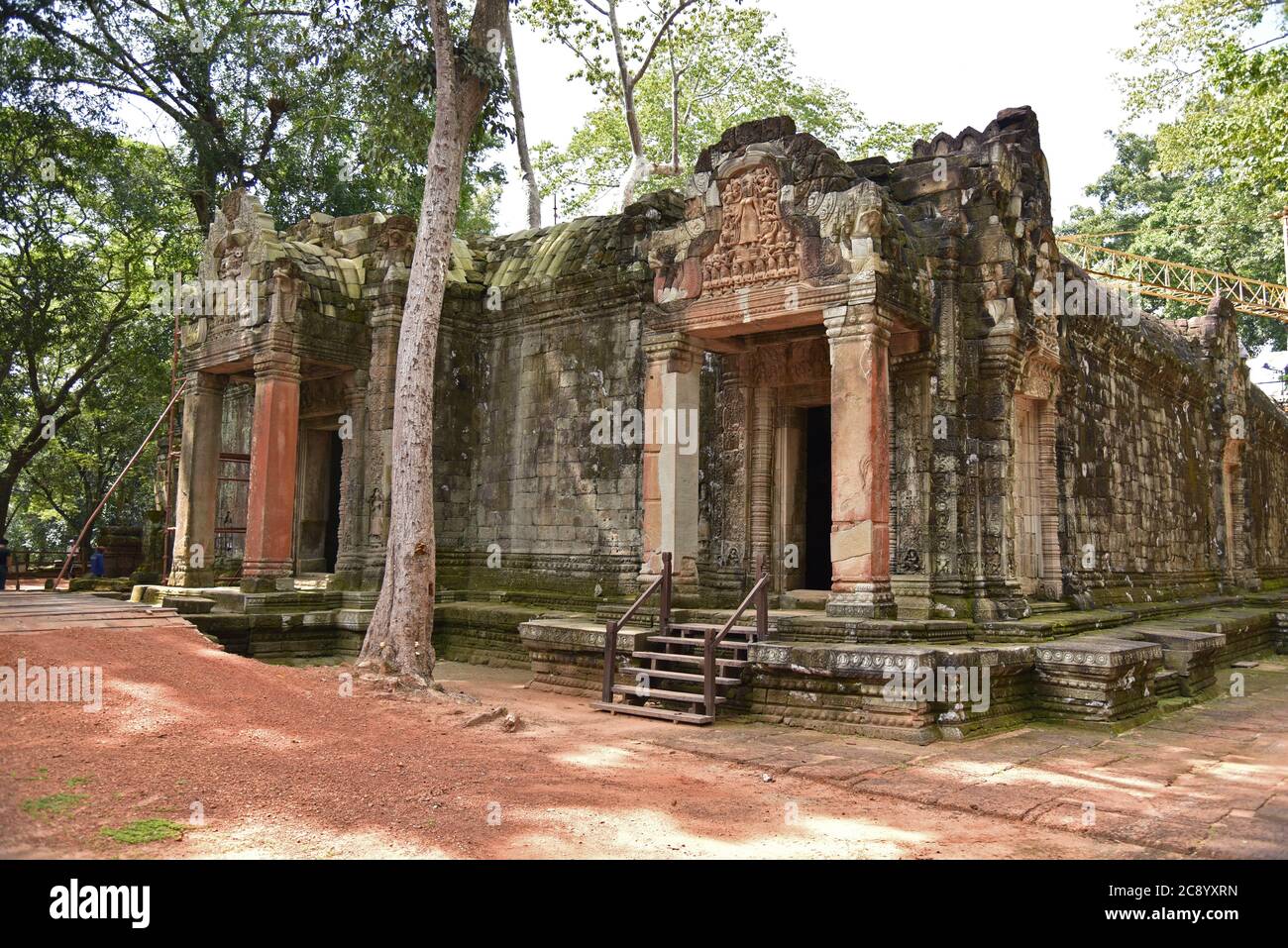 Alte Gebäude im Tempelkomplex Angkor Wat, Kambodscha Stockfoto