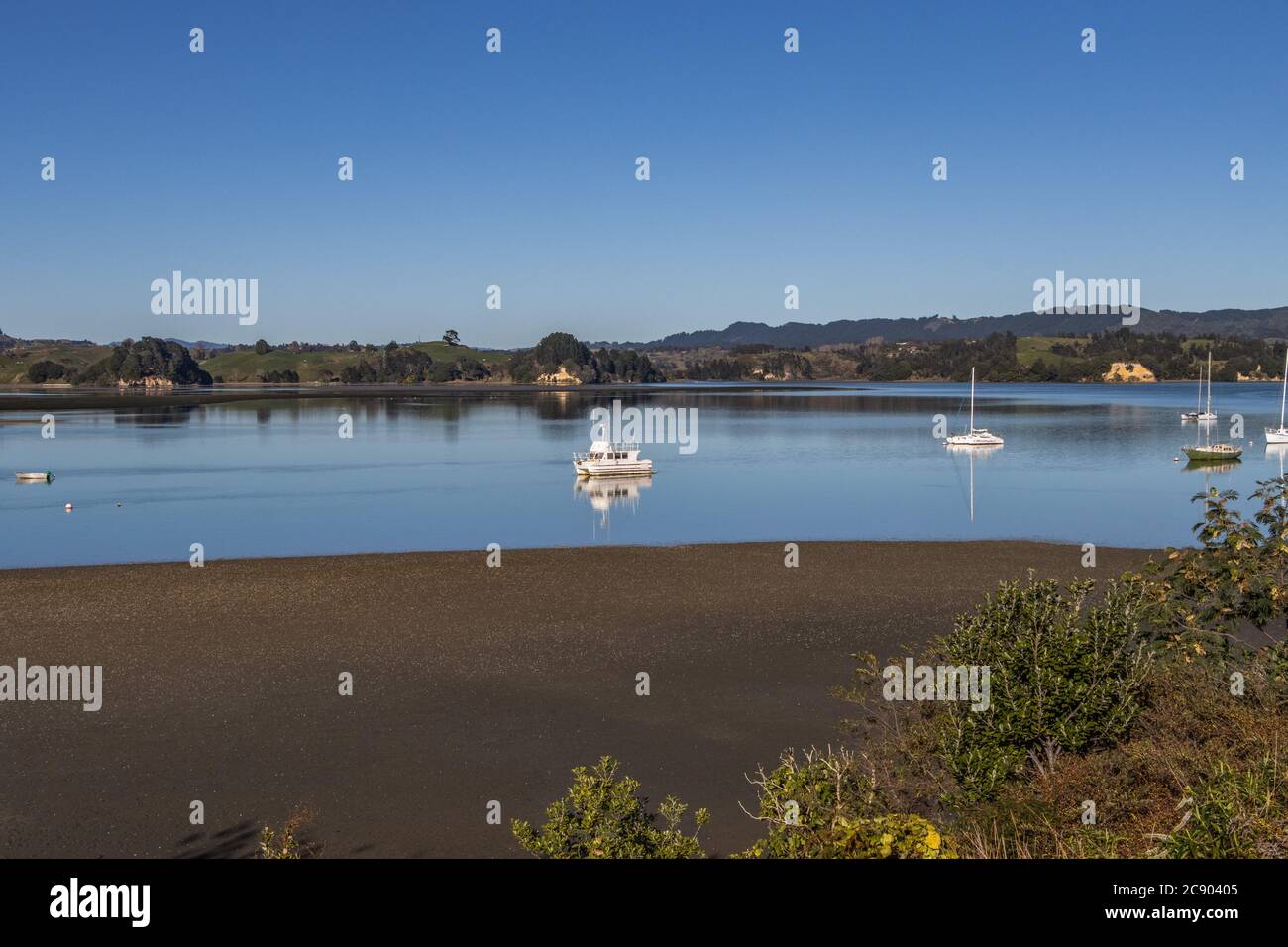 Owhia Harbour, Ohope Beach, Bay of Plenty, Neuseeland Stockfoto