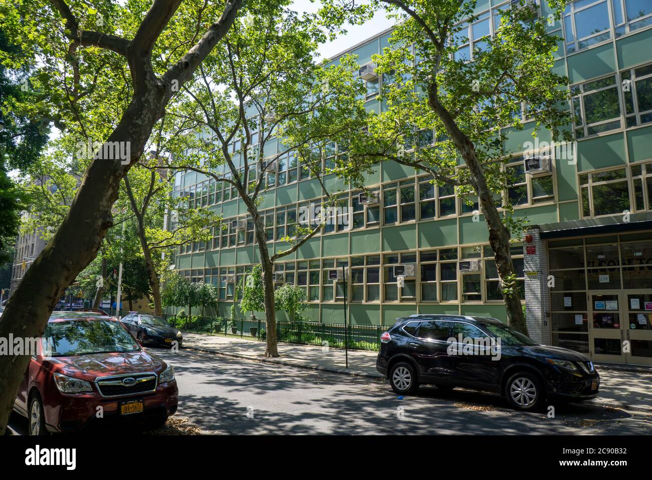 Street Scene, PS41 Public School, New York City, New York, USA Stockfoto