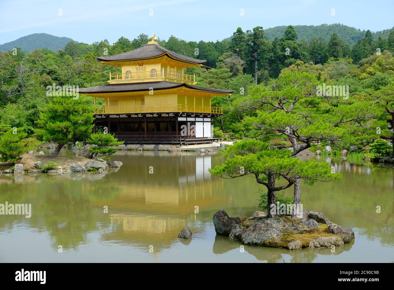 Kyoto Japan - Goldener Pavillon Kinkaku-ji Stockfoto