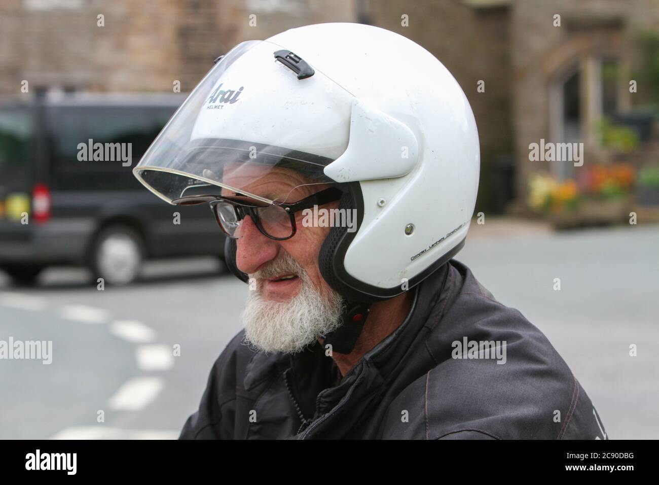 15.06.2013 Bainbridge, North Yorkshire, UK die jährliche Veranstaltung findet jeden dritten Sonntag im Juni mit Oldtimern, Motorrädern und kommerziellen Vehi Stockfoto