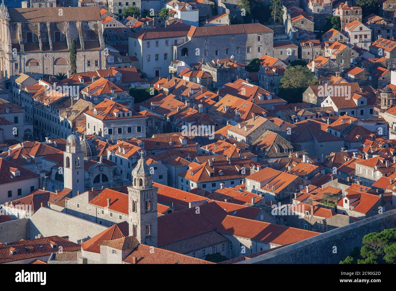 Kroatien, Dubrovnik, Altstadtarchitektur Stockfoto