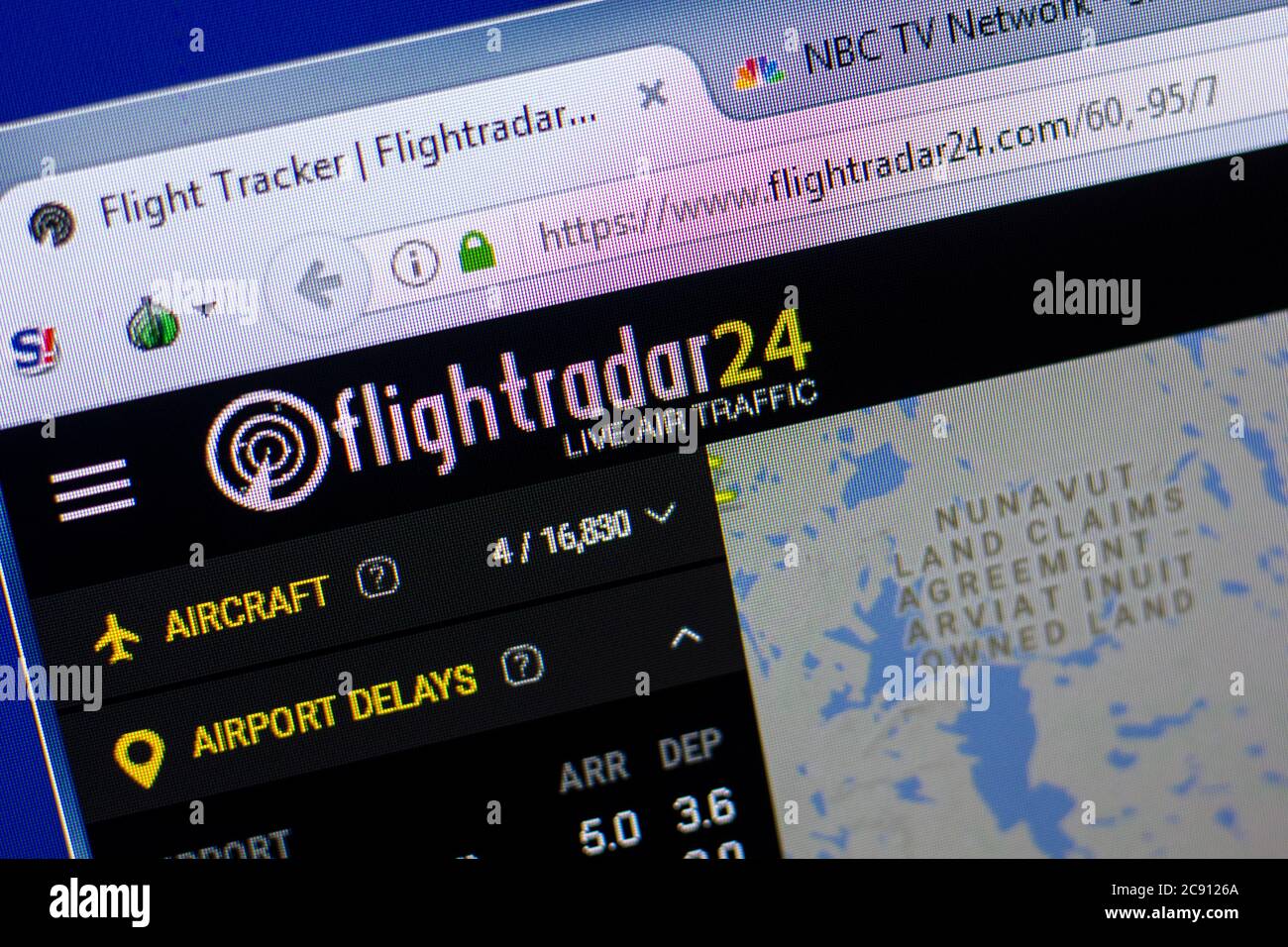 Flightradar24 website Fotos und Bildmaterial in hoher Auflösung Alamy