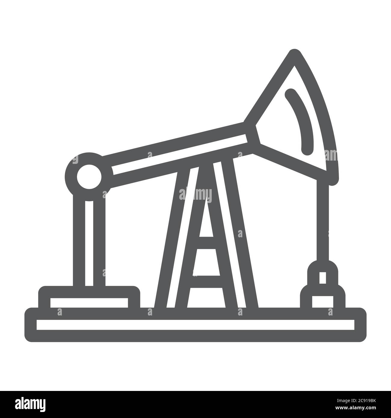 Öl Pumpe Symbol Auf Weißem Hintergrund Öl Pumpe Zeichen Flsy Stil
