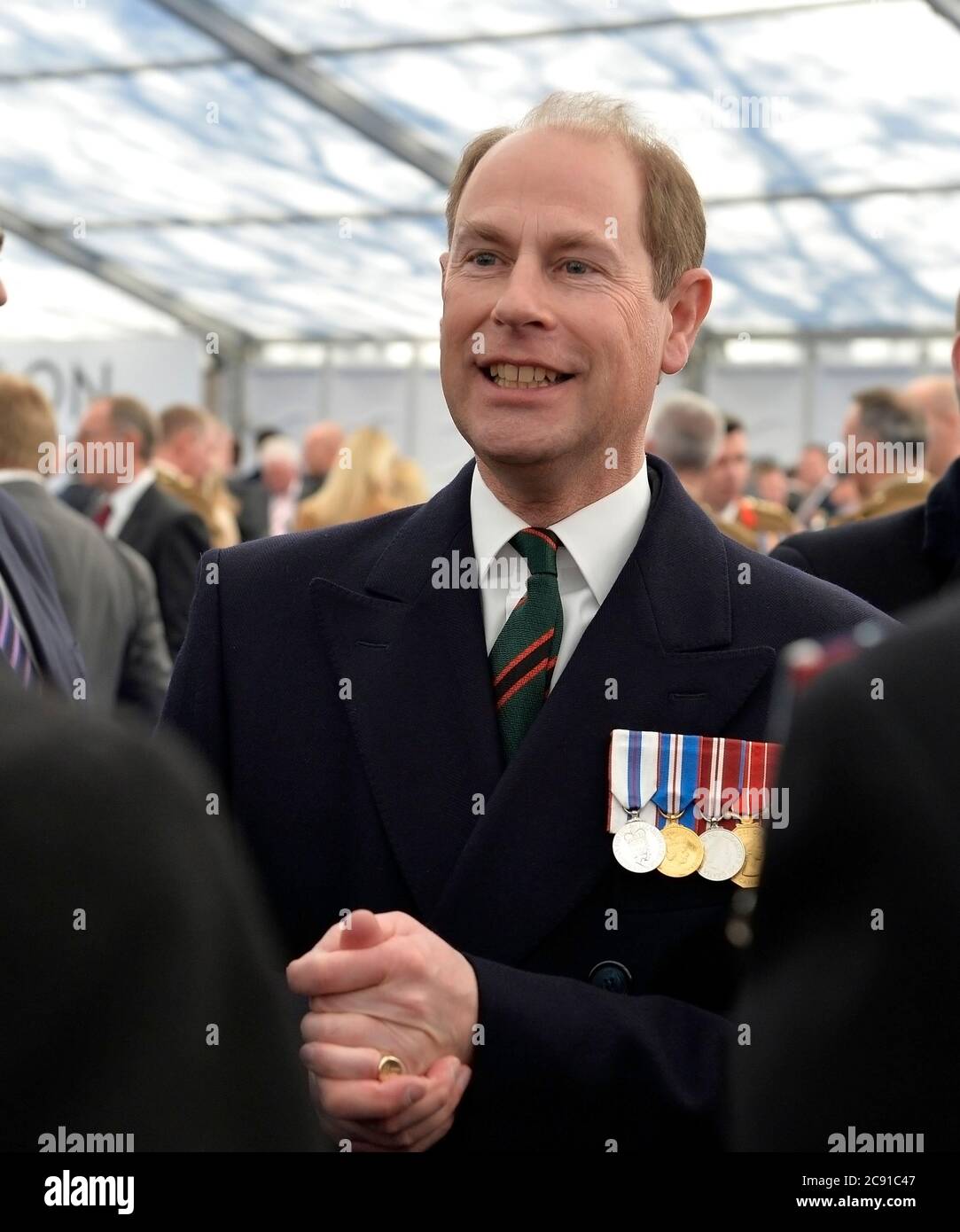 09.03.17 Prince Edward Earl of Wessex & Forfar Stockfoto