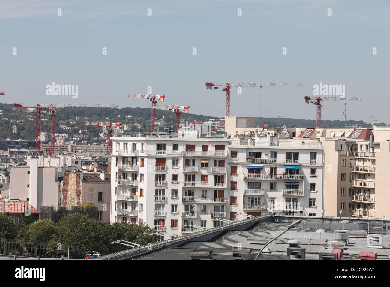 PARIS XV IMMOBILIEN Stockfoto