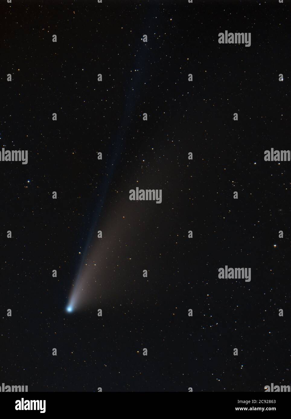 Komet C/2020 F3 Neowise Stockfoto