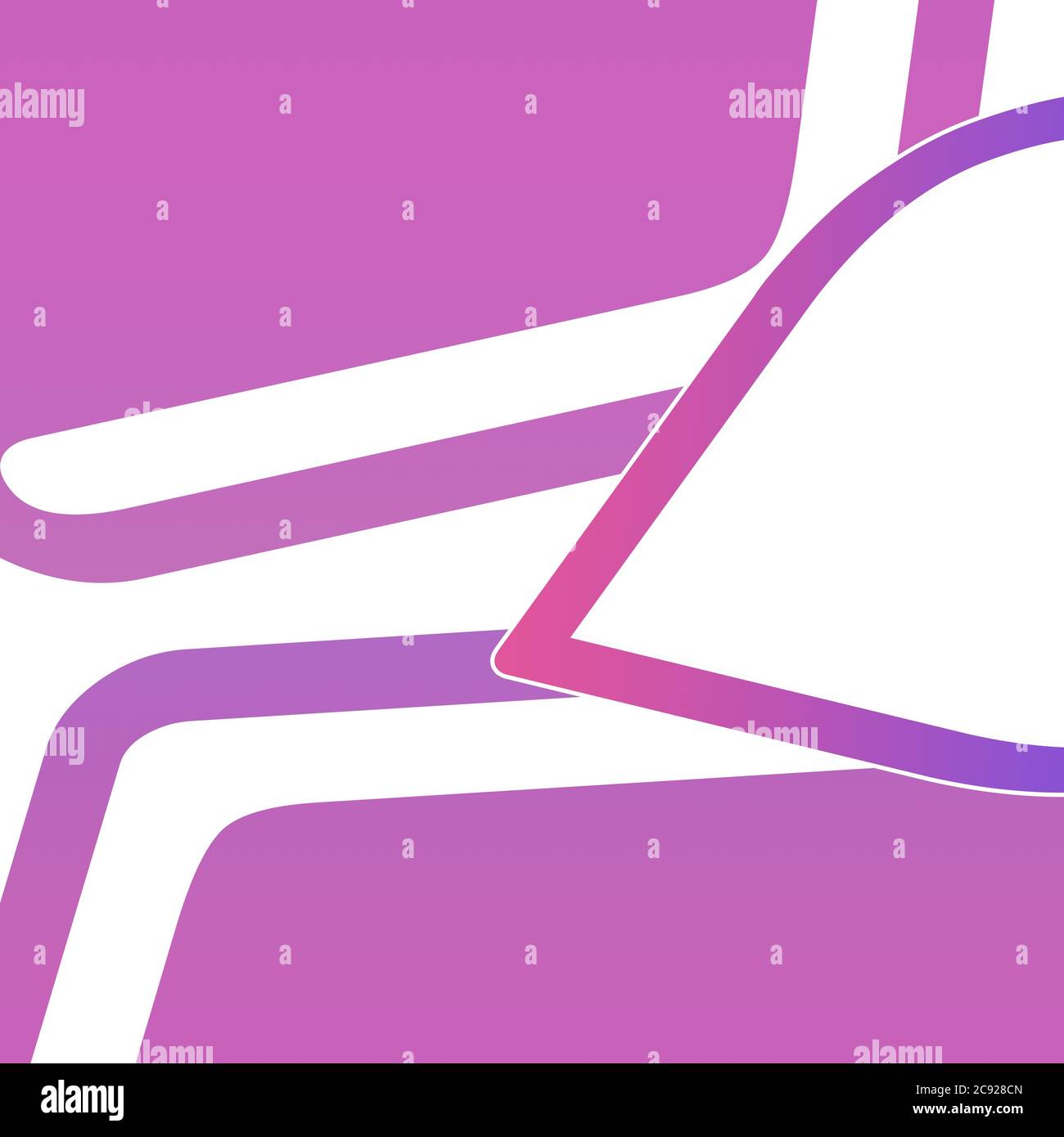 Trendy Bunte Leere Moderne Formen Vorlage-Für Banner, Poster, Karte & Social Media Stockfoto