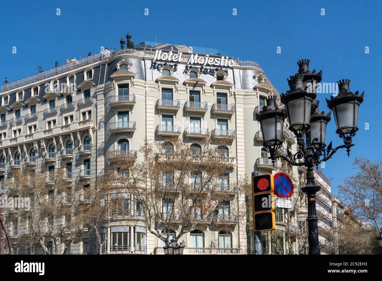 Hotel Majestic, Passeig de Gracia, Barcelona, Katalonien, Spanien / Katalonien, Katalonien Stockfoto