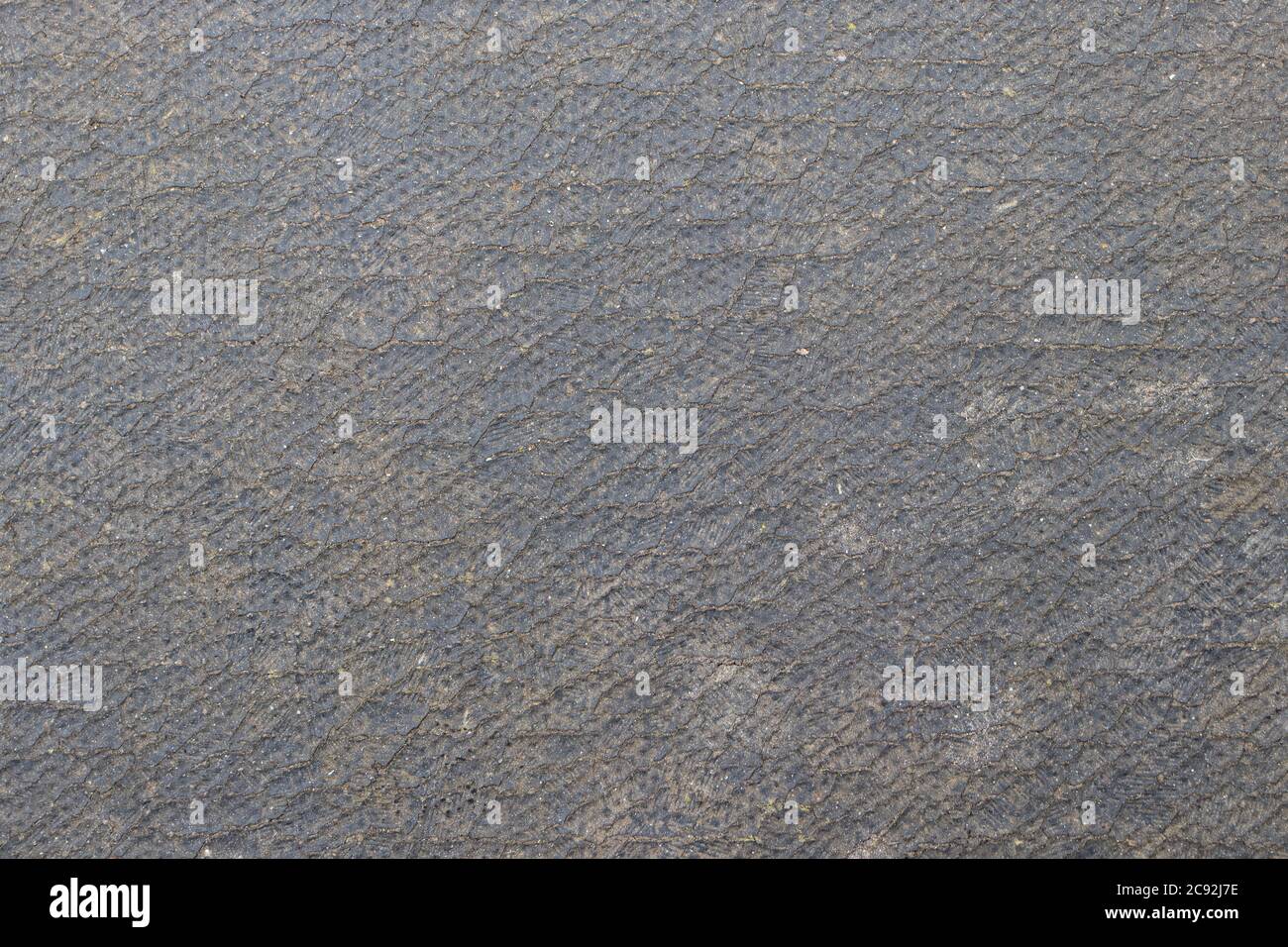 Grauer struktureller Hintergrund. Graue Wand. Stockfoto