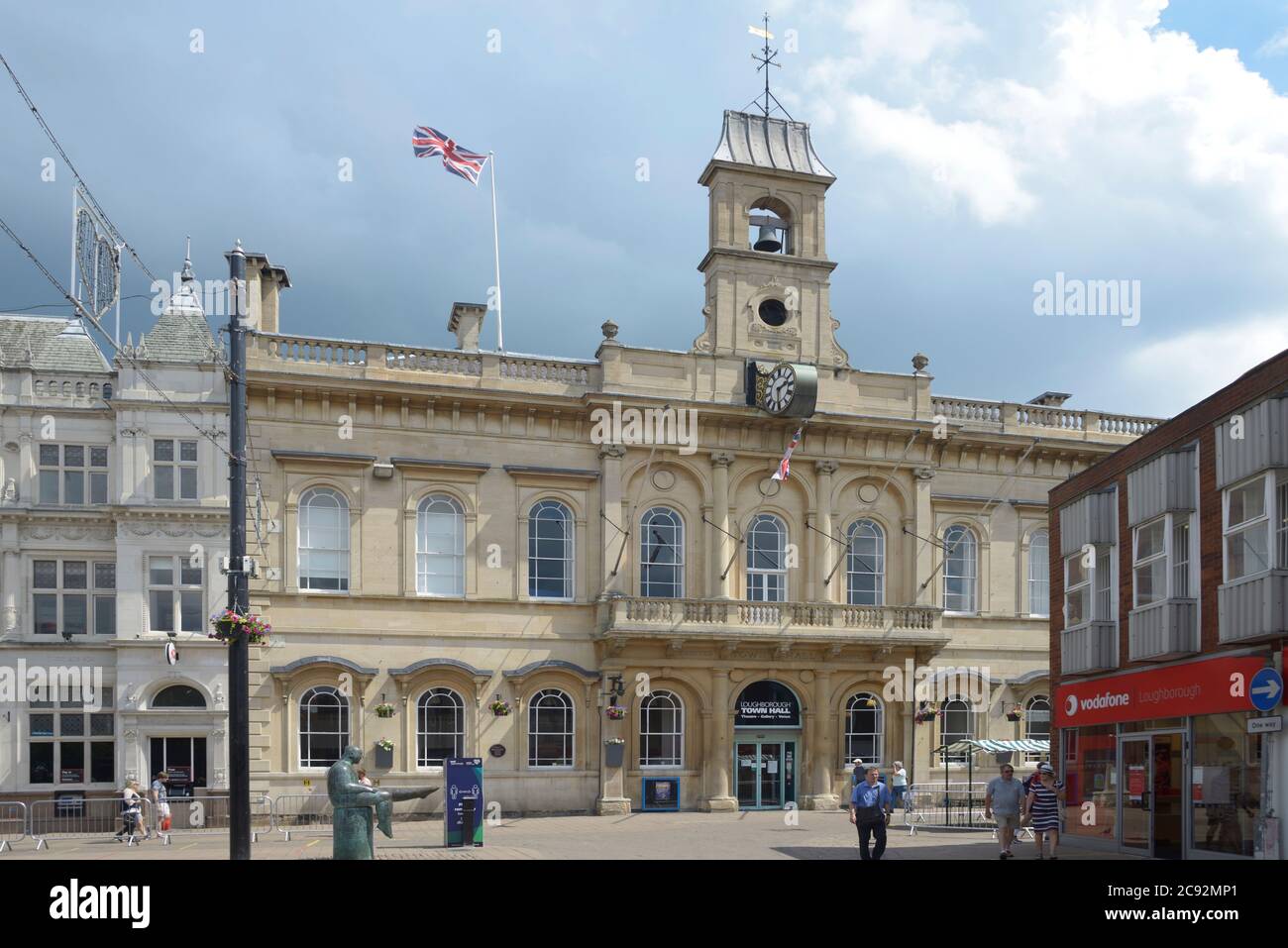 Town Hall Loughborough, Leicester Stockfoto