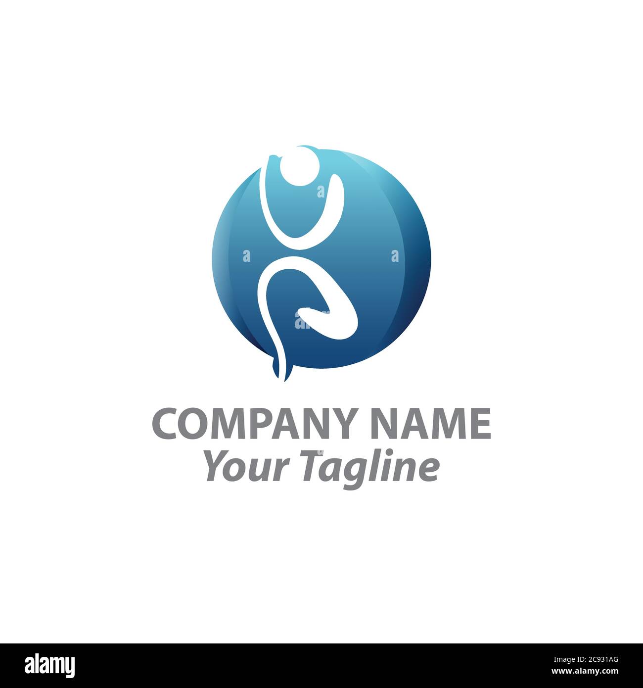 People Logo Design Illustration. Design-Vorlage für Community, Netzwerk und soziale Symbole Stock Vektor