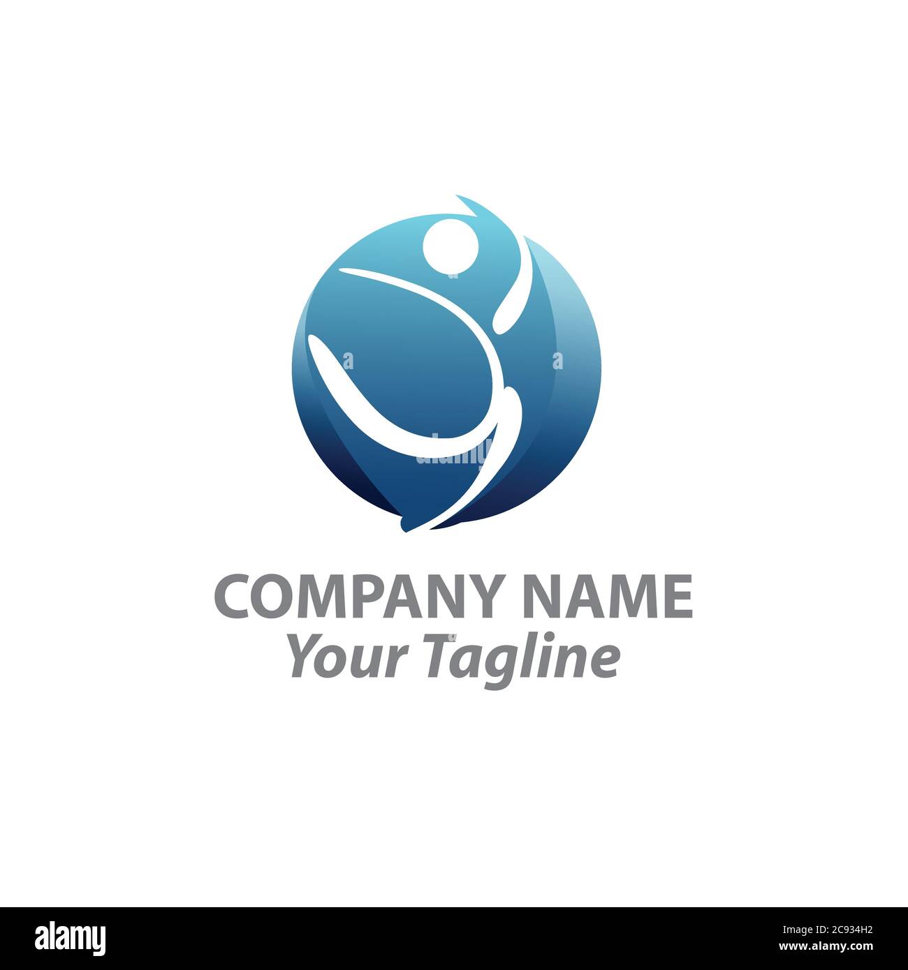 People Logo Design Illustration. Design-Vorlage für Community, Netzwerk und soziale Symbole Stock Vektor