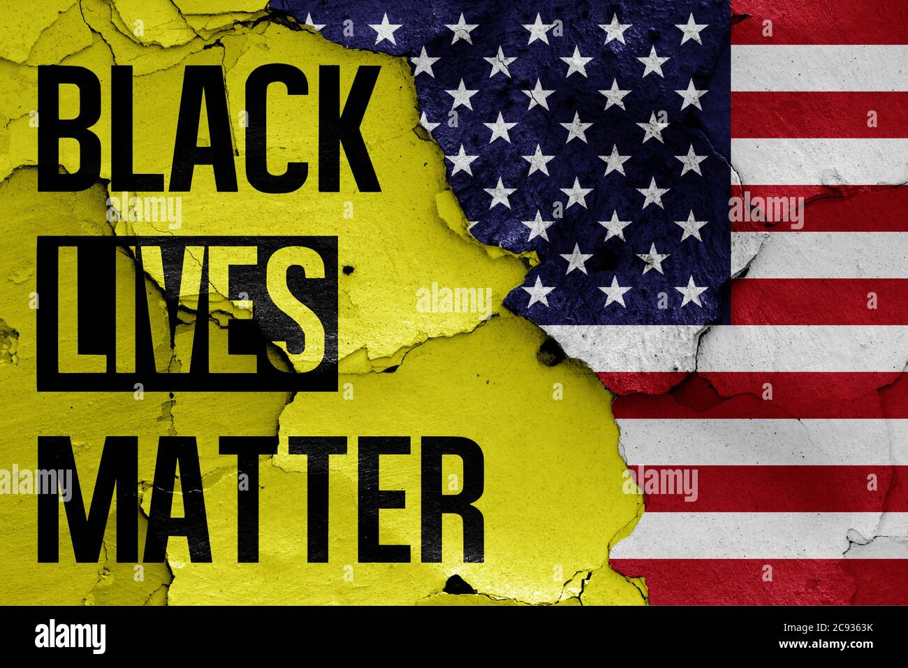 USA, Black Lives Matter, BLM Stockfoto
