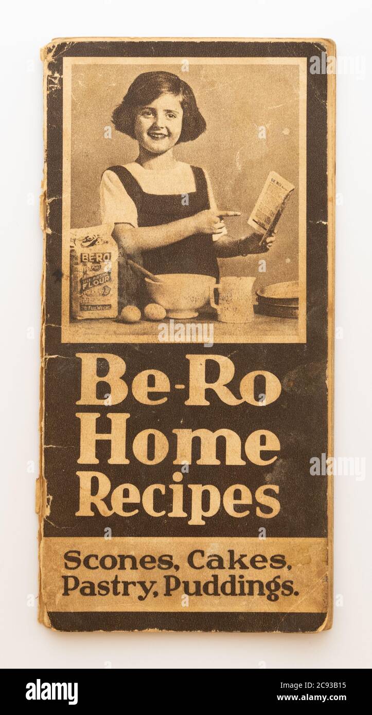 Be-RO Home Rezepte Buch - beliebtes Kochbuch aus den 1950er Jahren - UK Stockfoto