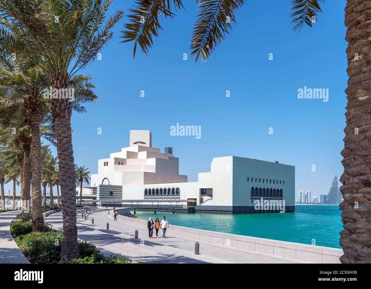 Das Museum für Islamische Kunst aus MIA Park, Doha, Katar, Naher Osten Stockfoto