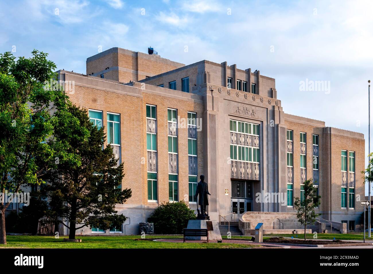 Roosevelt County Courthouse, Portales, New Mexico, Vereinigte Staaten Stockfoto