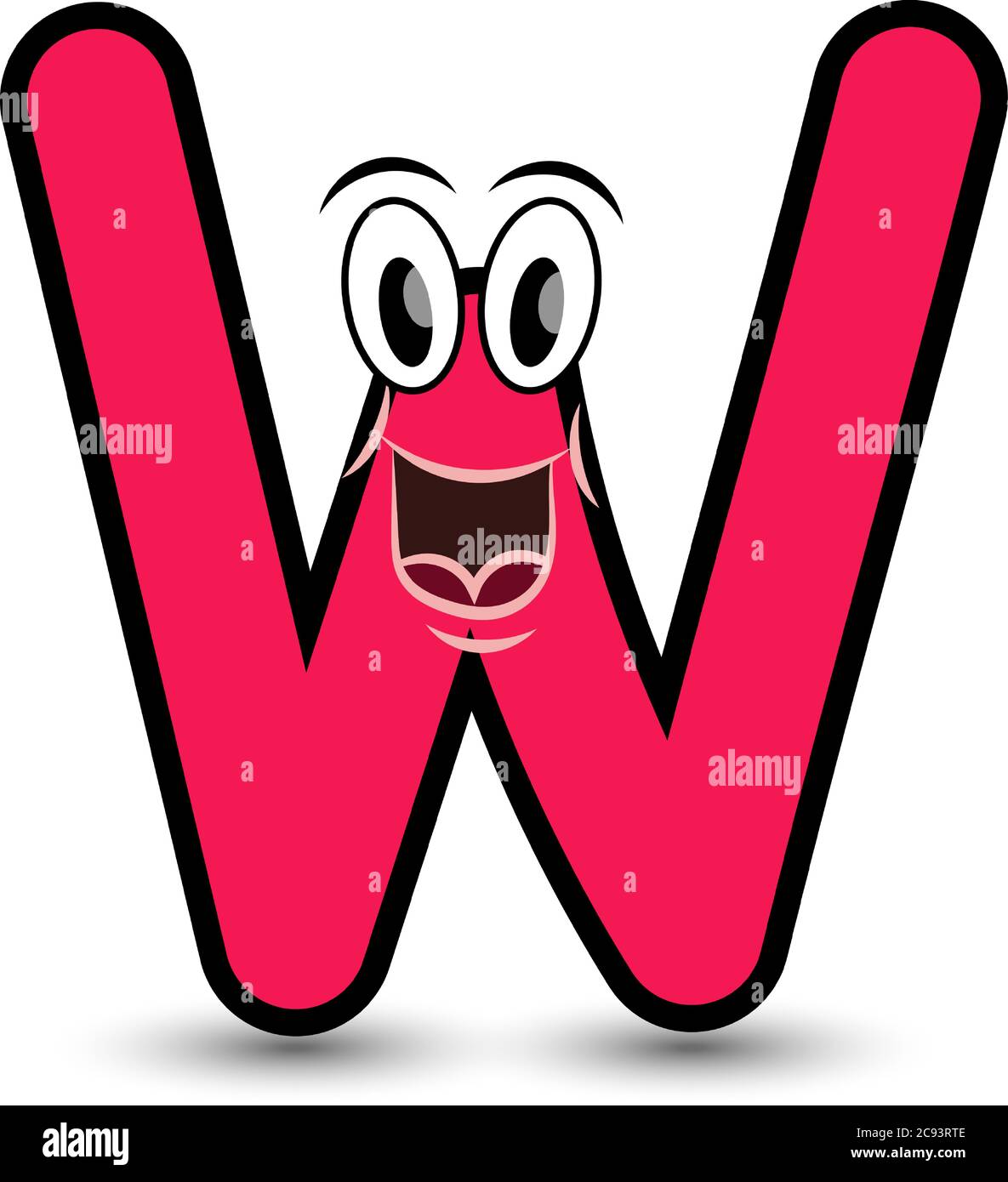 Cartoon Letter W Stockfotos Und Bilder Kaufen Alamy