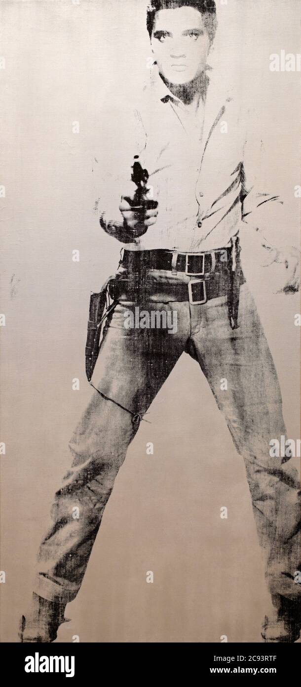Andy Warhol Malerei, Single Elvis (Ferus Typ), 1963 Stockfoto