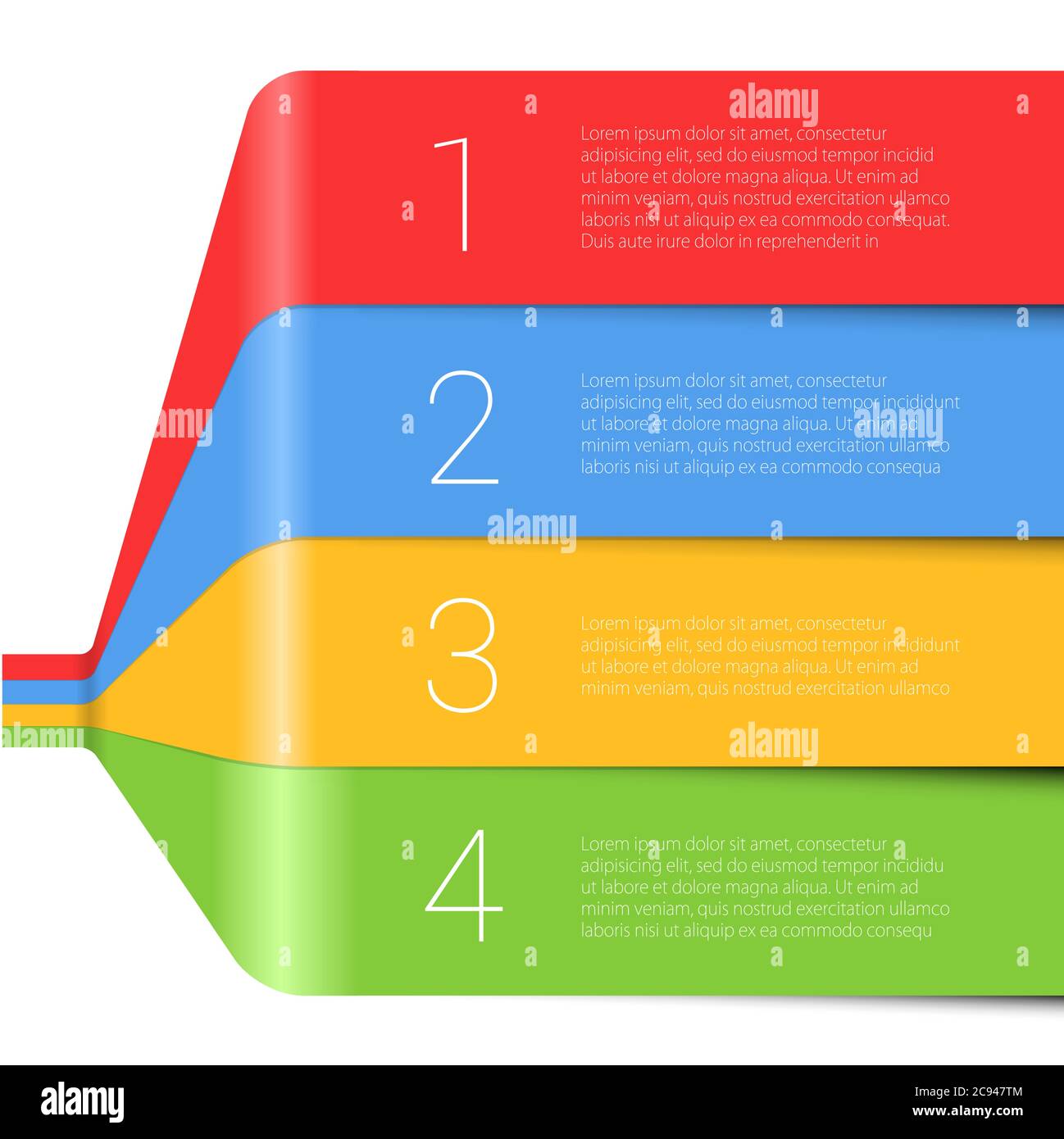 vorlage für vektorinfografiken Stock Vektor