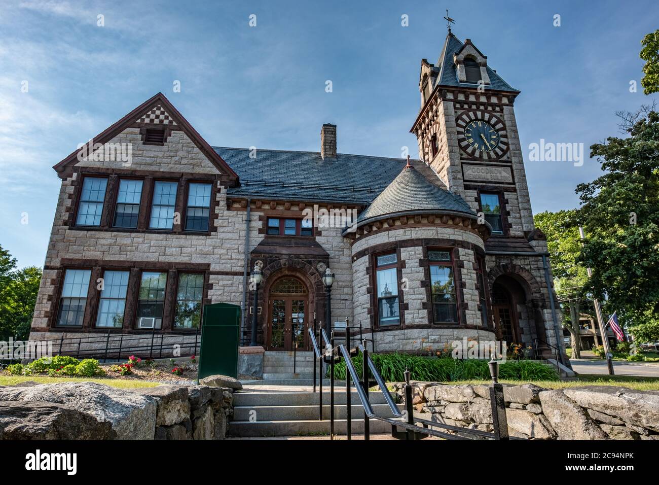 Die Princeton, Massachusetts Public Library Stockfoto