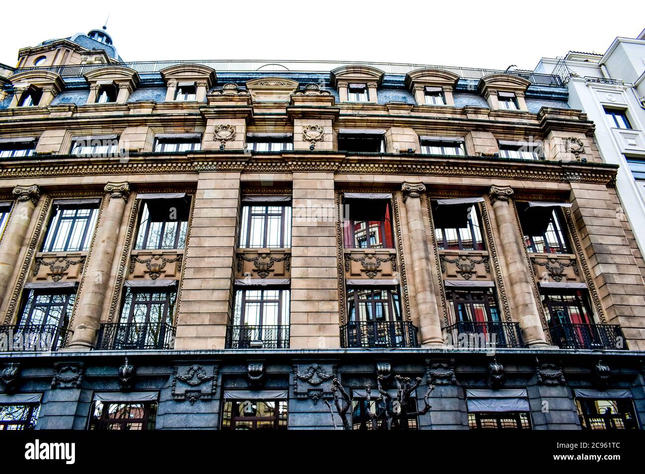 Gebäude in Bilbao Stockfoto