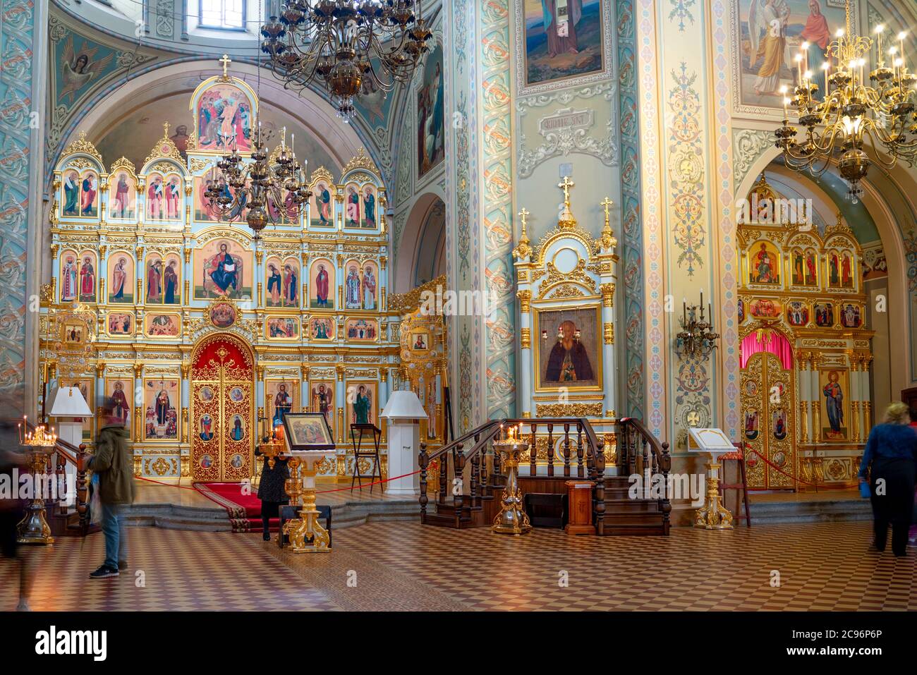 Swjaschsk/Russland-05.07.2020:im Postkloster Swjaschsk Stockfoto