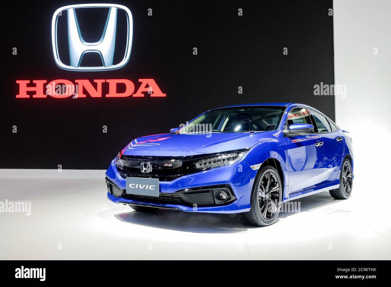 Nonthaburi-Thailand 28 NOV 2018: Die neue Honda CIVIC Show wird auf der 35. Thailand International Motor Expo 2018 vom 28. NOVEMBER bis 10. DEZEMBER 2018 ausgestellt Stockfoto