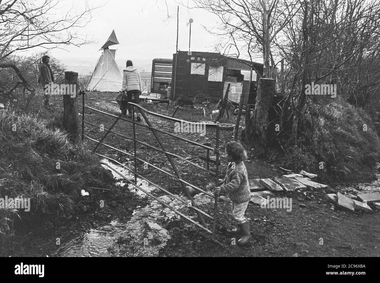 Tipi Valley Carmarthenshire Wales 1993 Stockfoto