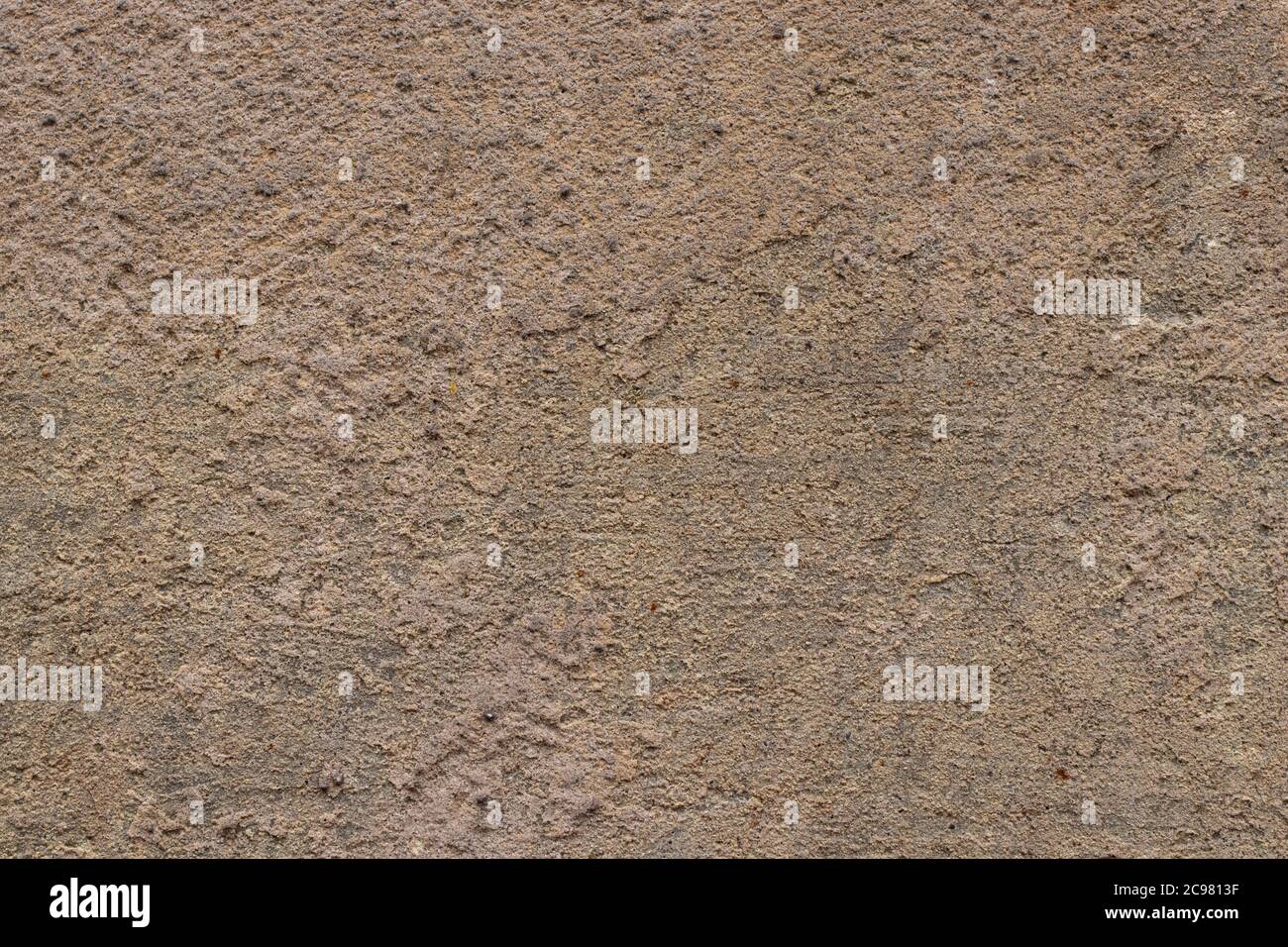 Braune Betonwand. Brauner Hintergrund, Struktur und Struktur Stockfoto