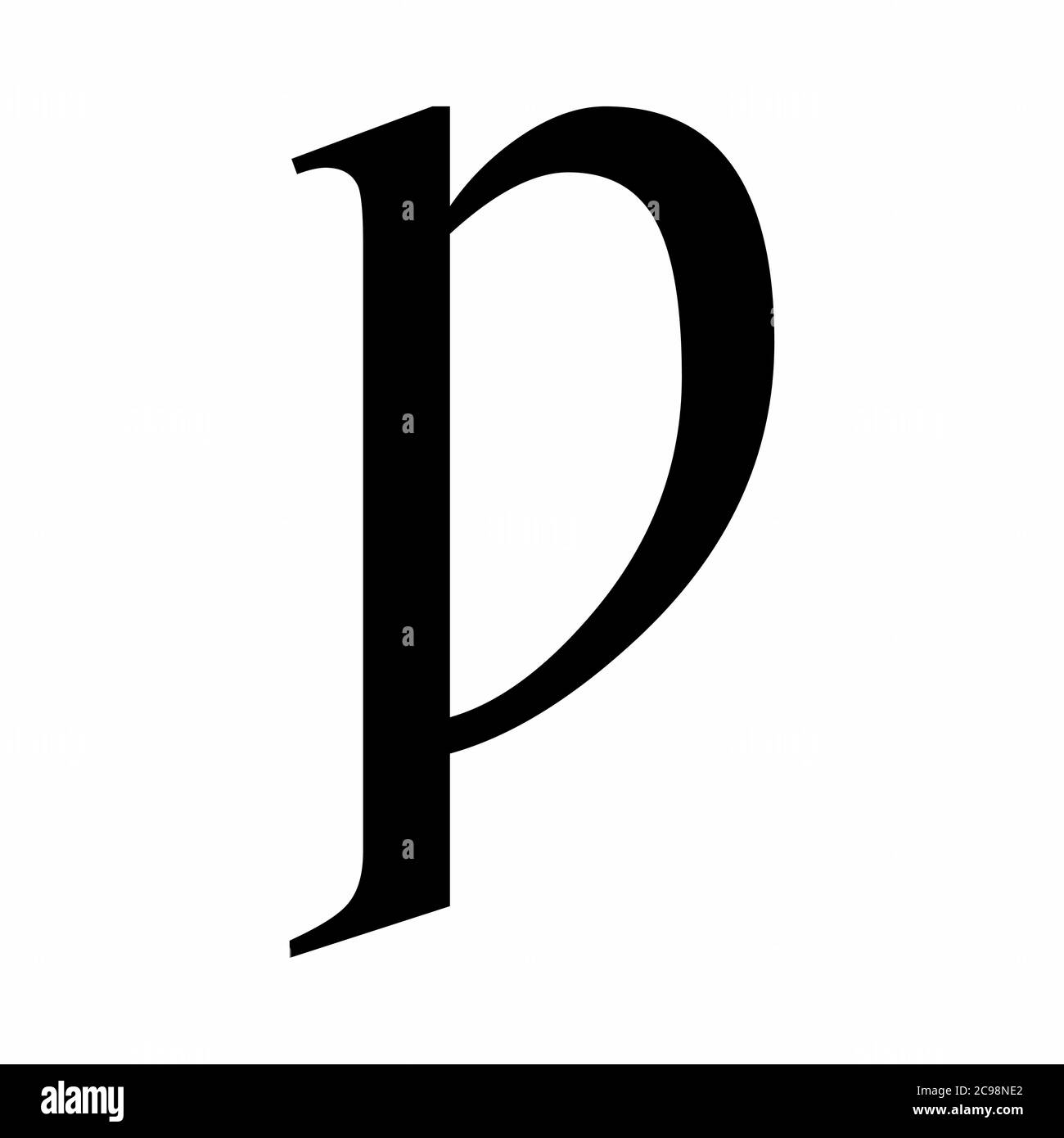 Lateinischer Buchstabe Wynn-Symbol Stock Vektor