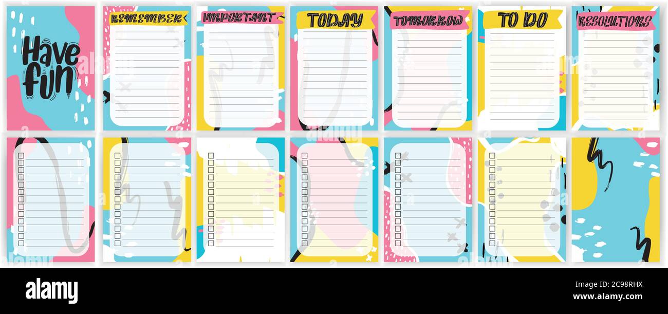 Veranstalter, Planer mit retro Hintergrund und trendigen Schriftzug. Stock Vektor