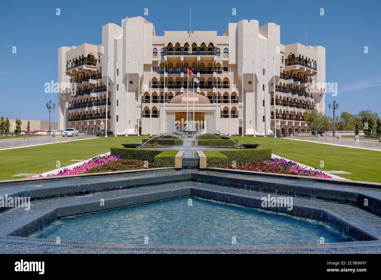 Al Bustan Palace Hotel, Muscat Stockfoto