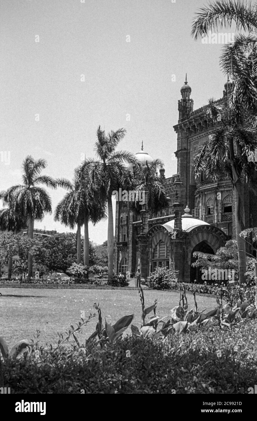 Das früher als Prinz von Wales Museum von Westindien benannte, heute König Shivaji Museum, in den frühen sechziger Jahren. Mumbai, Mahrastra, Indien, 1961/1962 Stockfoto