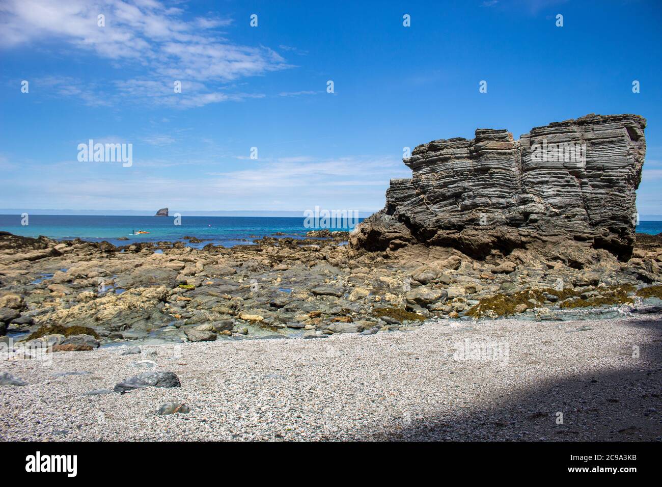 Die kornische Küste. Stockfoto