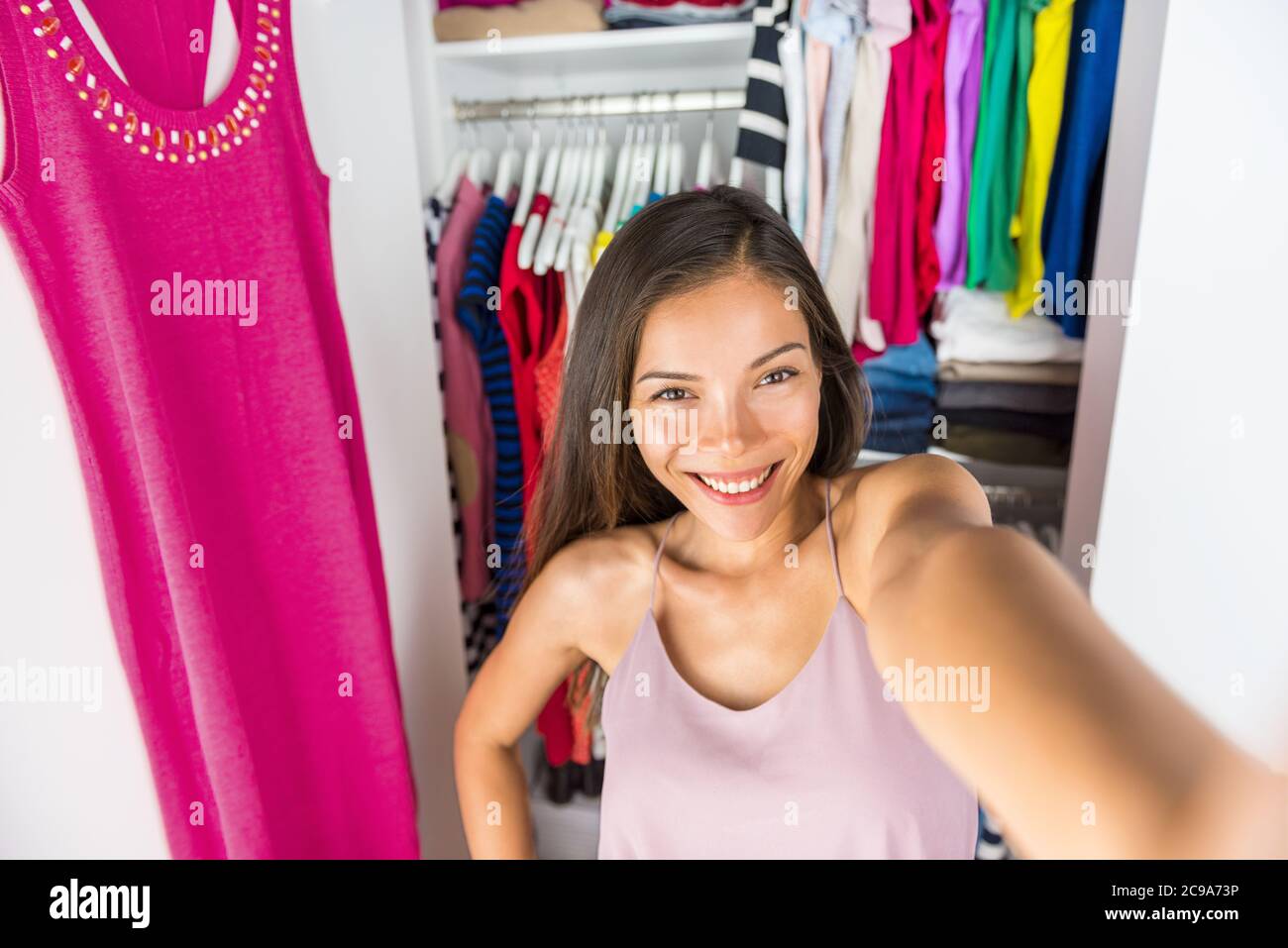 madchen ankleideraum selfie