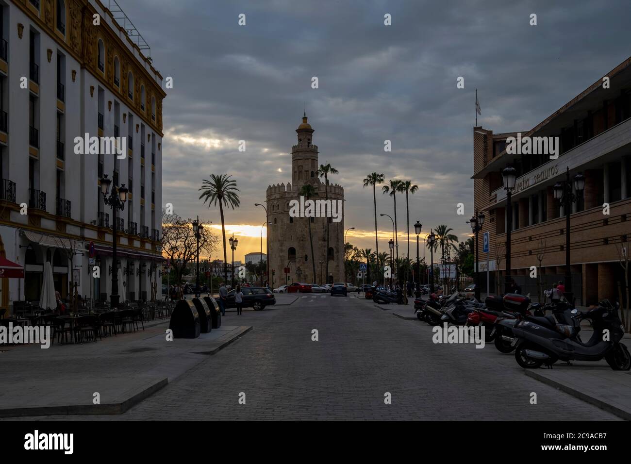 Sevilla, traditionelle Architektur. Andalusien, Spanien Stockfoto