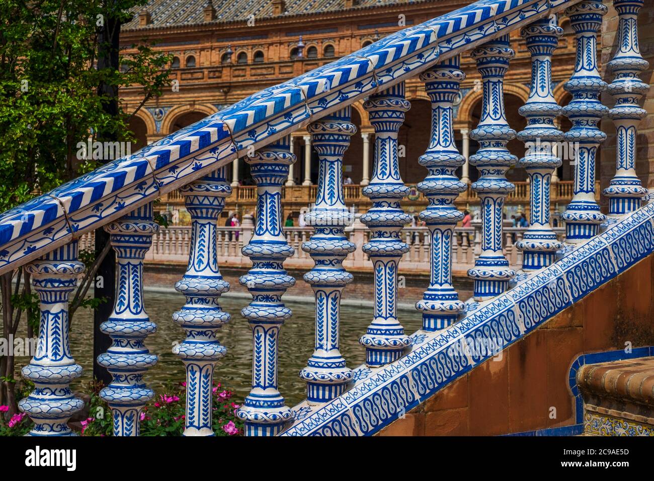 Sevilla, traditionelle Architektur. Andalusien, Spanien Stockfoto