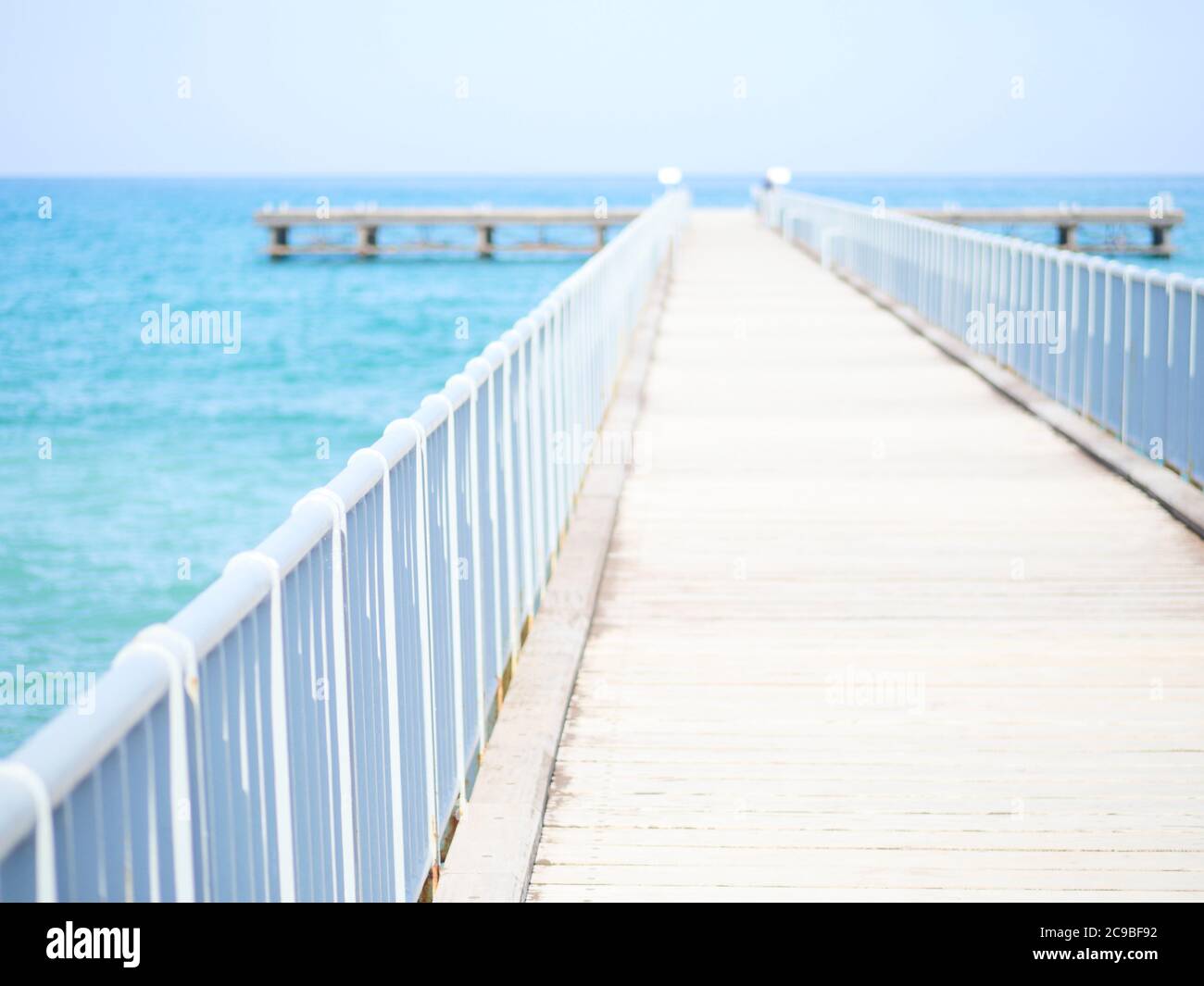 Pier Fun Stockfoto