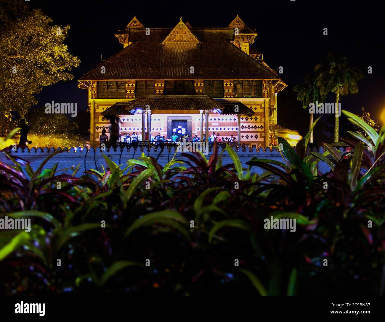 Das Napier Museum ist eine beliebte Attraktion für Geschichtsinteressierte in Trivandrum, die einen Einblick in das reiche Kulturerbe Keralas bietet. Stockfoto