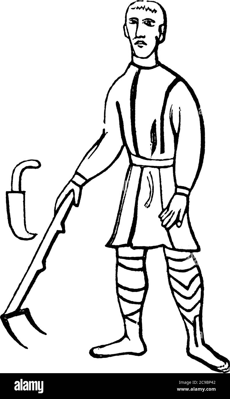 Ein äußeres Gewand, ein rechteckiges Stück Stoff, genau oder zumindest fast quadratisch wurde tatsächlich in der Form verwendet, in der es aus dem Klo genommen wurde Stock Vektor