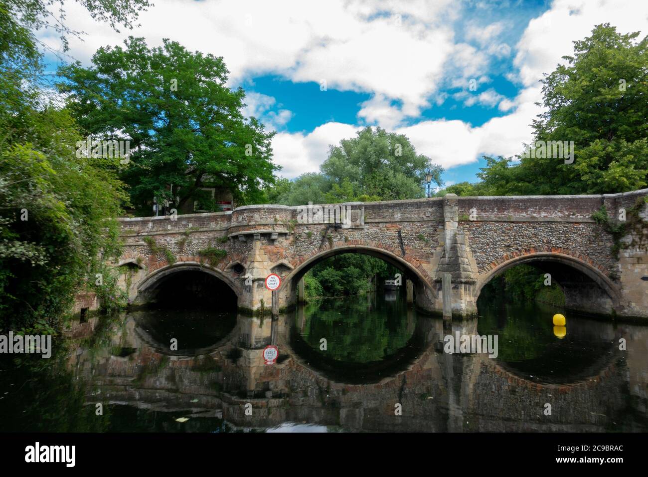 Bishops Bridge Norwich Stockfoto
